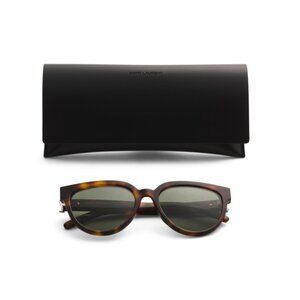 SAINT LAURENT Havana Green 54mm Sunglasses